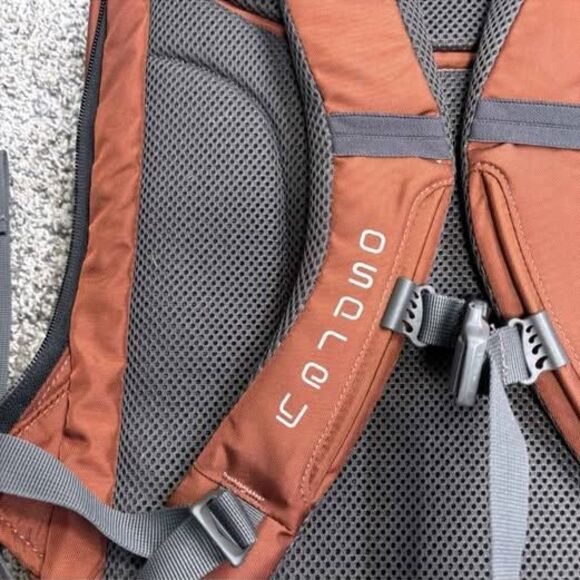 Osprey Meridian 22/60L Backpack Burnt Orange Hiking Outdoor No Day Pack - Picture 5 of 6